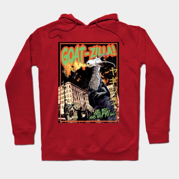 Goatzilla Hoodie by Daily Detour